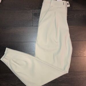 NWT Lattelier Elegant Cream Trousers